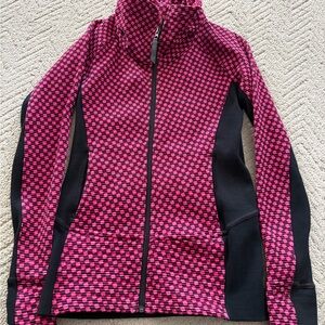 Lululemon Pink and Black Sweatshirt Size 4